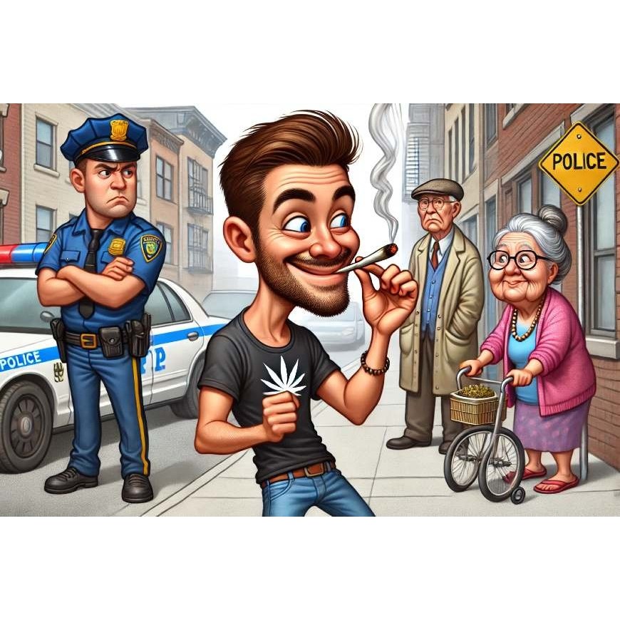 Darf man CBD auf der Straße rauchen?