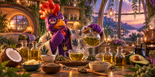 Welches Fett sollte man einem CBD-Kräutertee hinzufügen, und warum?