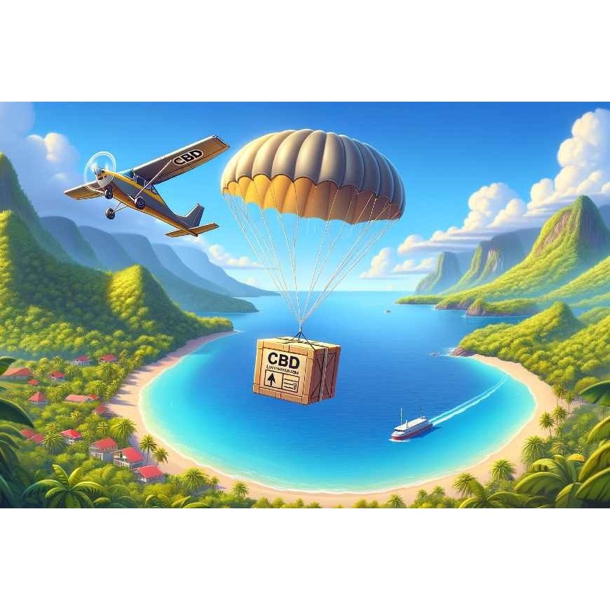 Lieferung von CBD in die französischen Überseegebiete