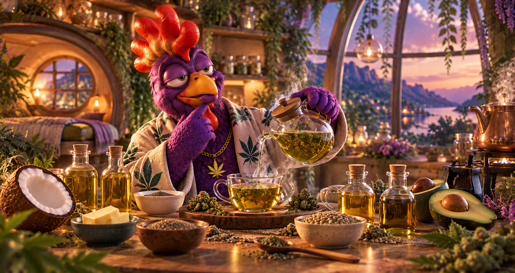Welches Fett sollte man einem CBD-Kräutertee hinzufügen, und warum?