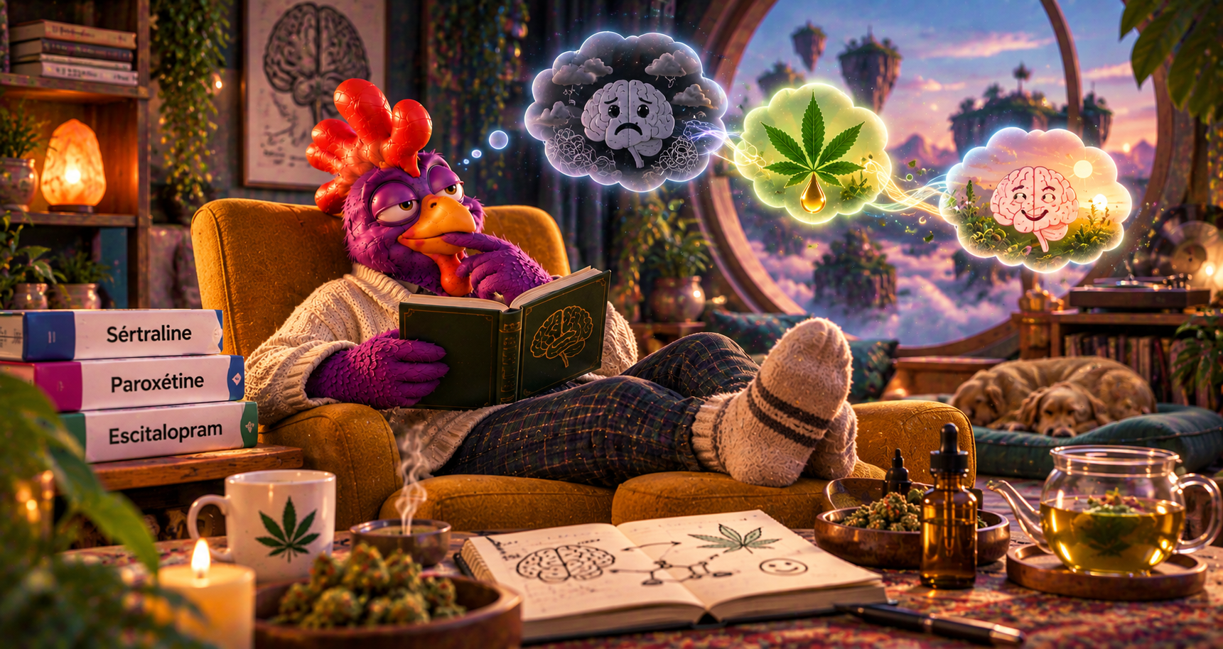 CBD und Antidepressiva (Sertralin, Paroxetin, Escitalopram)